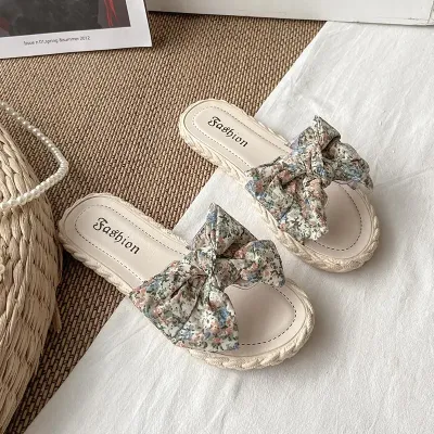 SWEET BOW FLAT BOTTOM BEACH SANDALS